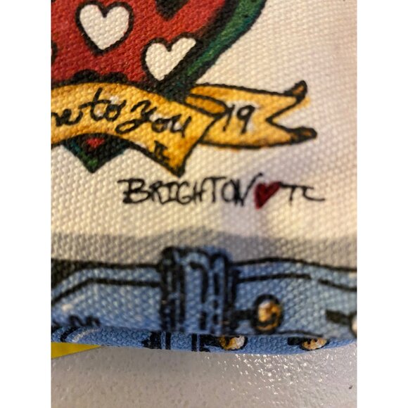 Brighton Tote Bag Canvas Hearts & Dogs In Love we Trust 2019 - Picture 7 of 7